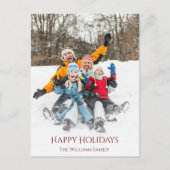 Weihnachten Modernes Foto (Vorderseite)