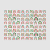 Weihnachten Modernes Regenbogenmuster Seidenpapier (Vorderseite)