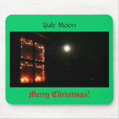 Weihnachten-Mond Mousepad (Vorne)
