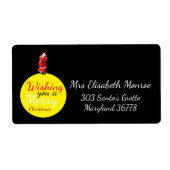 Weihnachten Moon wünscht Ihnen ein frohes Weihnach (Vorne)