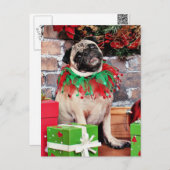 Weihnachten - Mops - Lily Lou (Vorne/Hinten)