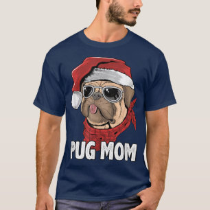 Weihnachten Mops Mama Funny Santa Dog Liebhaber We T-Shirt
