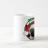 Weihnachten Mops - Weiße 11 oz Klassische Weiße Ta Kaffeetasse (Mittel)