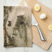 Weihnachten Morgens Handtuch (Viertel Falte)