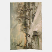 Weihnachten Morgens Handtuch (Vertikal)