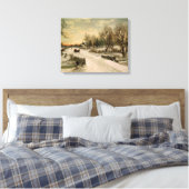 Weihnachten Morgens Leinwanddruck (Insitu (Schlafzimmer))
