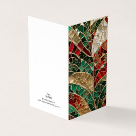 Weihnachten Mosaik Broken Glass Art