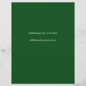 Weihnachten Mr. & Mrs. Santa Event Flyer Poster (Hinten)