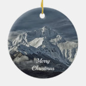 Weihnachten Mt Everest Keramik Ornament (Hinten)