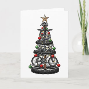 Weihnachten Mtb Mountainbike-Weihnachtsbaum Lustig Karte