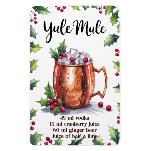 Weihnachten Mule Magnet (Vertikal)