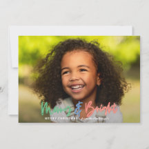 Weihnachten Multi-Foto hell modern bunt Nebel