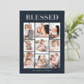 Weihnachten - Multi-Foto-Urlaubskarte (Stehend Vorderseite)