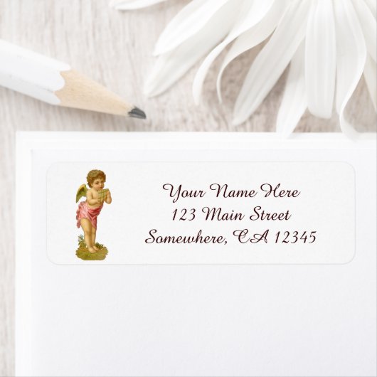 Weihnachten, Musiker Engel mit Pan Pipes (Insitu)