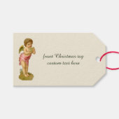 Weihnachten, Musiker Engel mit Pan Pipes Geschenkanhänger (Vorderseite (Horizontal))