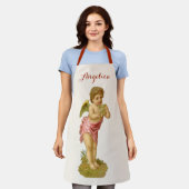 Weihnachten, Musiker Engel mit Pan Pipes Schürze (Getragen)