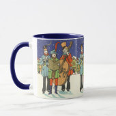 Weihnachten, Musiker spielen mit Musik Tasse (Links)