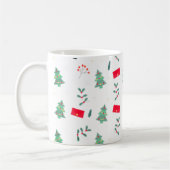 Weihnachten, Muster, Design Kaffeetasse (Links)