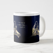Weihnachten - Mutter und Kind Jumbo-Tasse (Vorderseite Rechts)