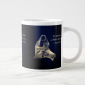 Weihnachten - Mutter und Kind Jumbo-Tasse (Rechts)