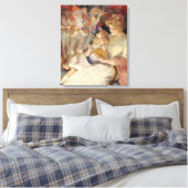 Weihnachten, Muttersprache Reading Bedtime Story Leinwanddruck (Insitu (Schlafzimmer))