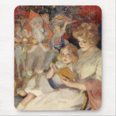 Weihnachten, Muttersprache Reading Bedtime Story Mousepad (Vorne)