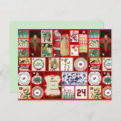 Weihnachten nach der Karte (Vorne/Hinten)