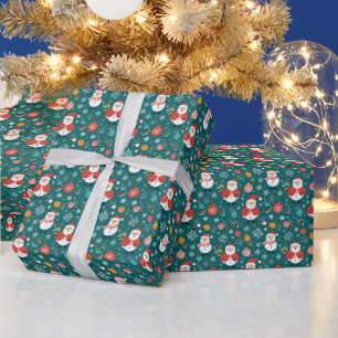 Weihnachten nach Weihnachtsmuster Geschenkpapier