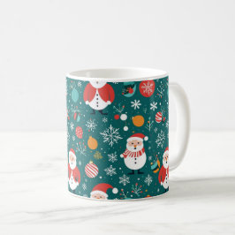 Weihnachten nach Weihnachtsmuster Kaffeetasse
