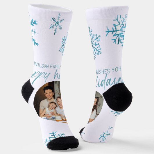 Weihnachten - Nachhaltige Premium-Crew Socken (Gewinkelt)