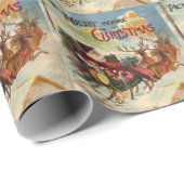 Weihnachten, Nacht vor Weihnachten Geschenkpapier (Rolleneckpunkt)