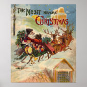 Weihnachten, Nacht vor Weihnachten Poster (Vorne)