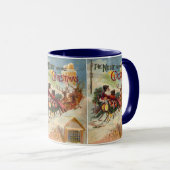 Weihnachten, Nacht vor Weihnachten Tasse (VorderseiteRechts)