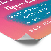 Weihnachten Nachtmarkt Kunsthandwerk Messe, Diwali Poster (Ecke)