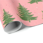 Weihnachten nahtlos im Retro-Stil Geschenkpapier (Rolleneckpunkt)