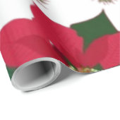 Weihnachten nahtlos mit Poinsettia Geschenktasche Geschenkpapier (Rolleneckpunkt)