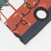 Weihnachten nahtlos mit Weihnachtsbaum, Auto Fleecedecke (Ecke)