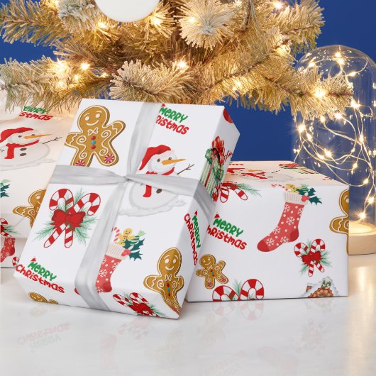 Weihnachten Nahtloses Muster Geschenkpapier (Feiertage)