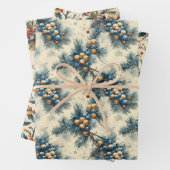 Weihnachten - Nahtloses Muster Geschenkpapier Set (Beispiel)