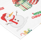 Weihnachten Nahtloses Muster Mittelgroßer Tischläufer (Ecke)