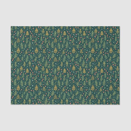 Weihnachten Nahtloses Muster Seidenpapier (Vorderseite)