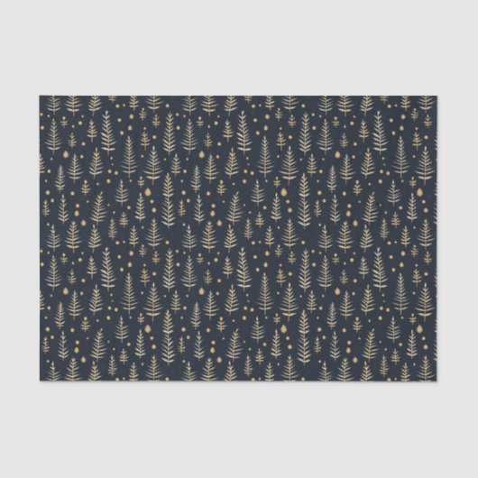 Weihnachten Nahtloses Muster Seidenpapier (Vorderseite)