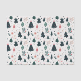 Weihnachten Nahtloses Muster Seidenpapier