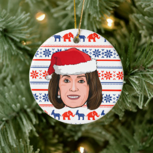 Weihnachten Nancy Pelosi Keramik Ornament