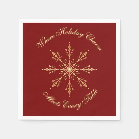 Weihnachten Napkins | Feierabend Serviette (Vorderseite)