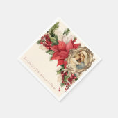 Weihnachten Napkins: Maria und Jesus Serviette (Ecke)