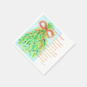 Weihnachten Napkins mit Gedicht von Ariella & Lily Serviette (Ecke)