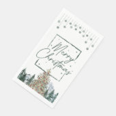 Weihnachten Napkins Serviette (Ecke)