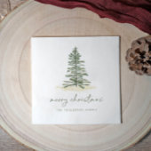 Weihnachten Napkins Urlaub Evergreen Pine Einfach Serviette