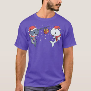 Weihnachten Narwhal Geschenk Kinder Beluga Whale G T-Shirt